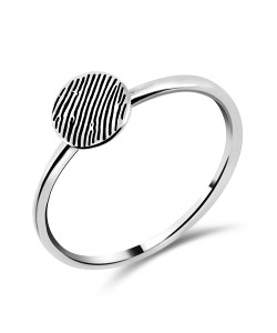 Vintage Style Silver Ring NSR-504